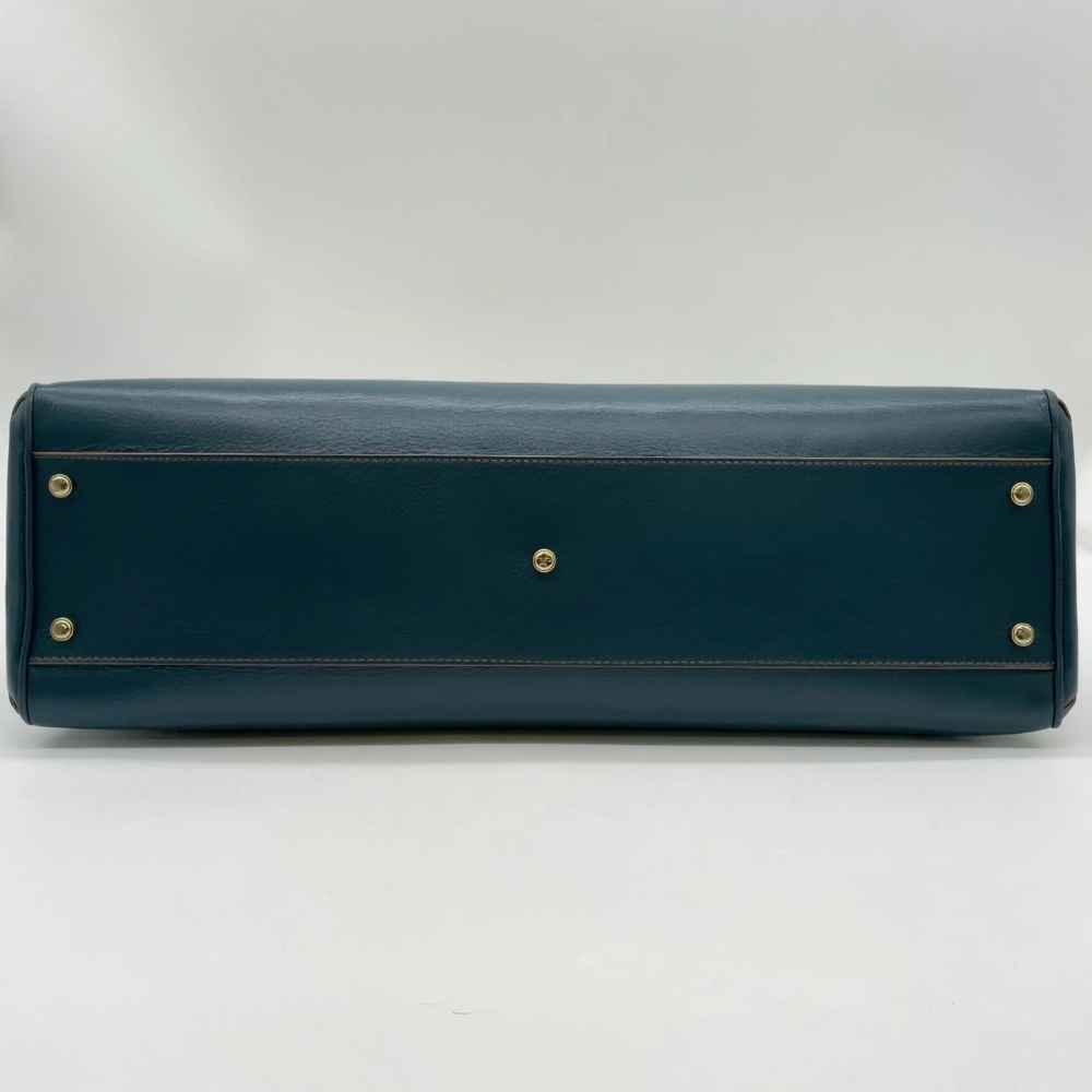 Cartier Blue Leather Women's Bag Authentic In Pristine Condition - Picture 4 of 14